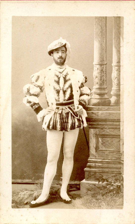 George H. Howard in costume